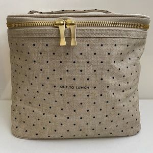 Kate Spade New York “Out To Lunch” Lunch Bag Insulated Polka Dot